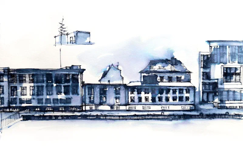 Along the Harbor in Münster