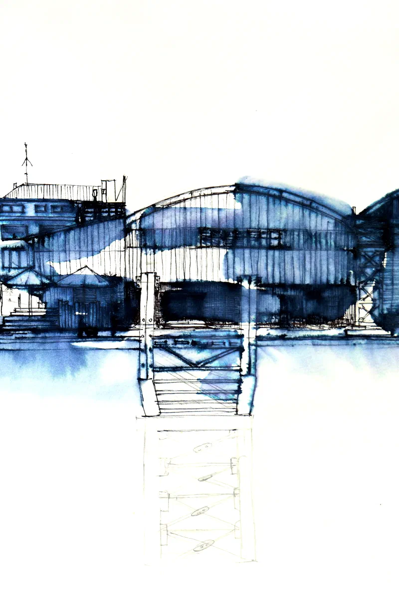 Along the Harbor in Münster