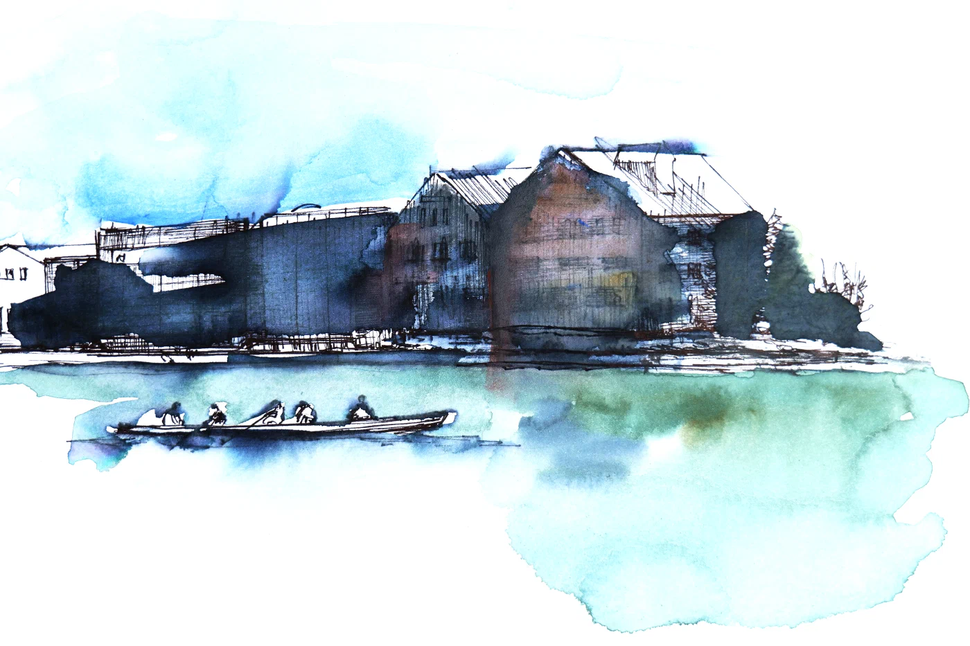 Along the Harbor in Münster
